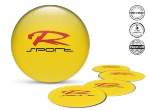 Sticker Silicone Style Sports Temporal Thrust Wave